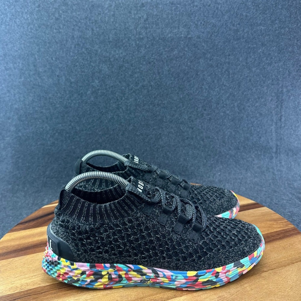 NoBull All Day Knit Runner Women Size 8.5 US Black Wild Athletic Training Shoes